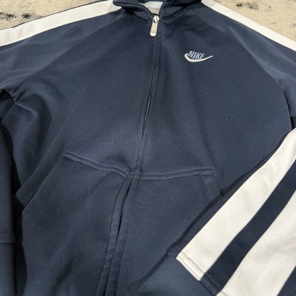 Y2K Nike Navy Tracksuit Jacket - Picture 3 of 7